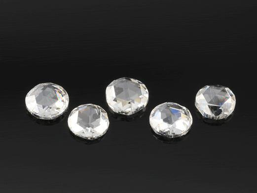 Diamond White 2.75mm Round Rose Cuts 