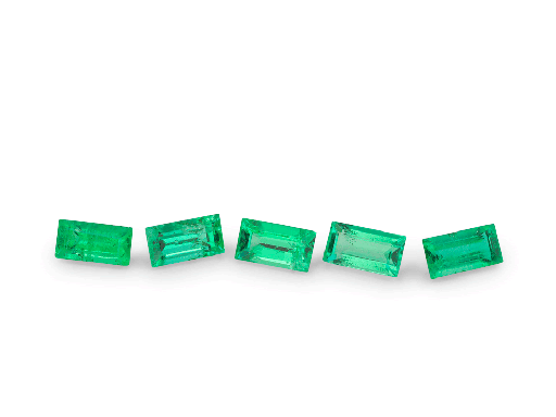 [EB03015A] Emerald Zambian 3x1.5mm Baguette