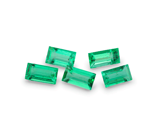 [EB0402B] Emerald Zambian 4x2mm +/- Baguette