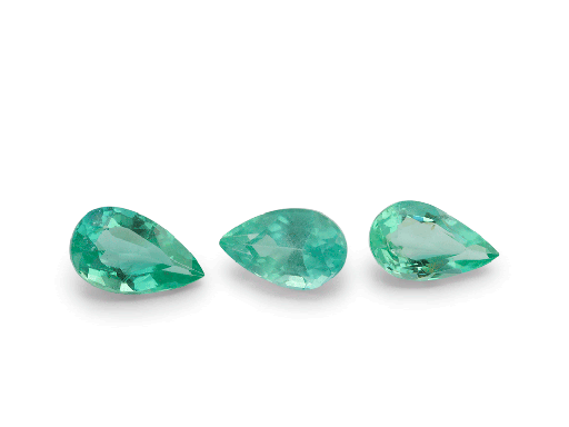 [EP0503B] Emerald Zambian 5x3mm Pear