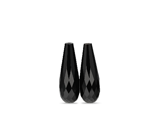 [XBRIF-1806] Premium Onyx Briolette 18x6mm Pair