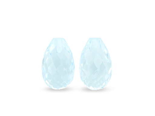 [BRIX3076] Aquamarine 8.5x5.5mm Briolette