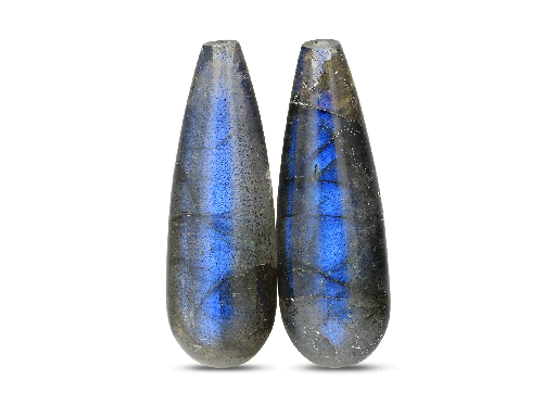 [BRIJ3123] Labradorite 30x10mm Polished Drops