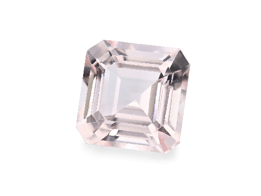 [MGX3134] Morganite 8.00mm Square Emerald Cut Pink