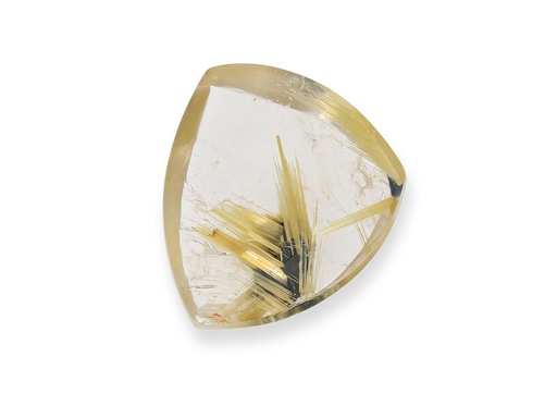 [QZX3450] Star Rutile Quartz 22x18mm Triangle