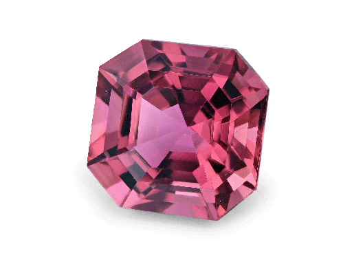 [TUX3381] Pink Tourmaline 10.5mm Square Emerald Cut