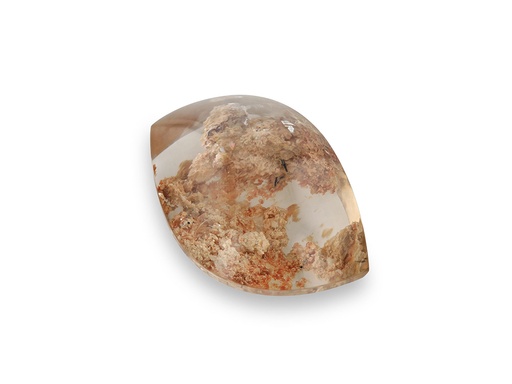 [QZX3498] Garden Quartz 25x17mm Leaf Shape