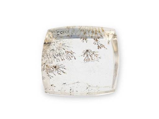 [QZX3556] Dendritic Quartz 20mm Square Cushion