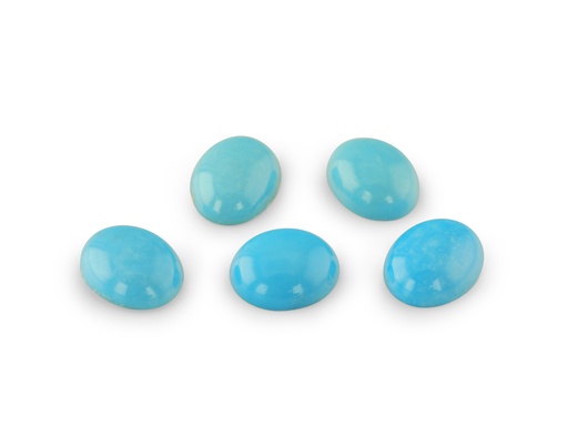 [TQBCV-0504] Turquoise Sleeping Beauty 5x4mm Oval Cabochon