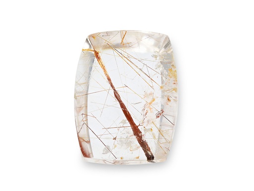 [QZX3644] Quartz with Red Rutile 24x16.5mm Barrel