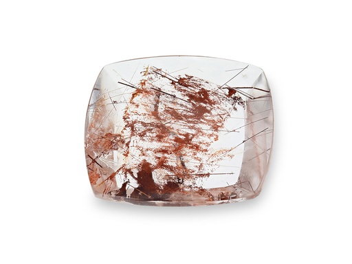 [QZX3654] Quartz with Red Rutile 21.5x19mm Rectangle