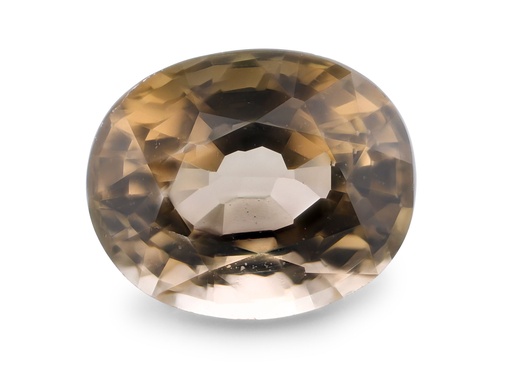 [TUX3454] Brown Tourmaline 6.35x5.2mm Oval