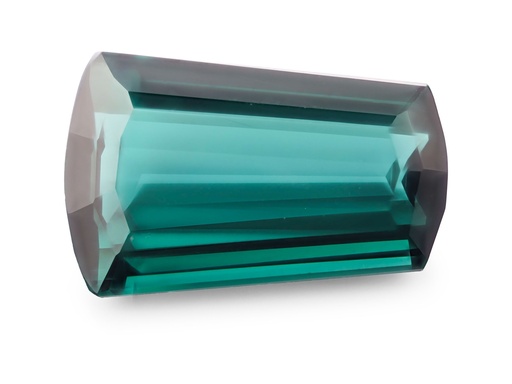 [TUX3699] Teal Tourmaline 10.6x6.8mm Fancy Tapered Baguette