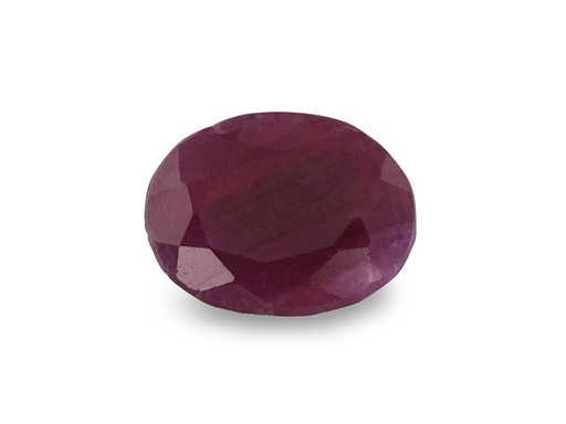 [RX3189] Ruby 7.3x5.6mm Oval Dark Red