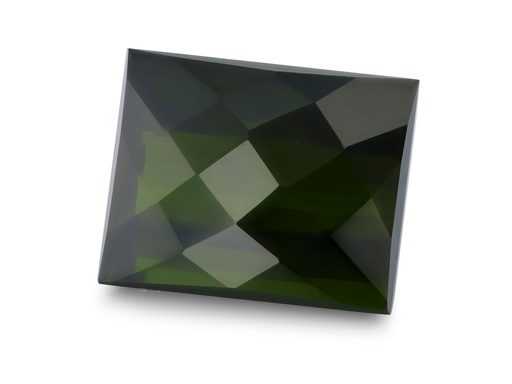 [TUX3754] Green Tourmaline 9.85x7.85mm Baguette Chequerboard