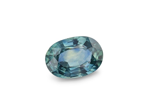 [SPAX3811] Montana Teal Sapphire 6x4mm Oval