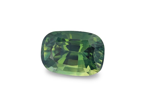 [SPAX3831] Green Parti Sapphire 6.5x4.5mm Cushion