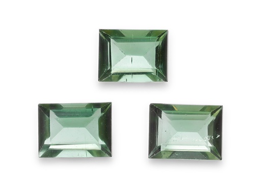 [TUGB0403A] Green Tourmaline 4x3mm Baguette