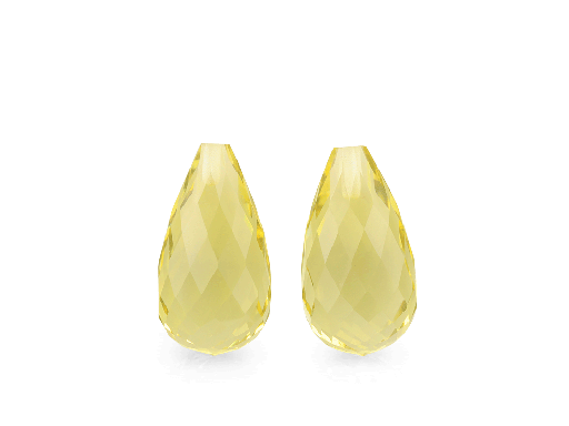 [LQBR-1508] Lemon Quartz 15x8mm Briolette