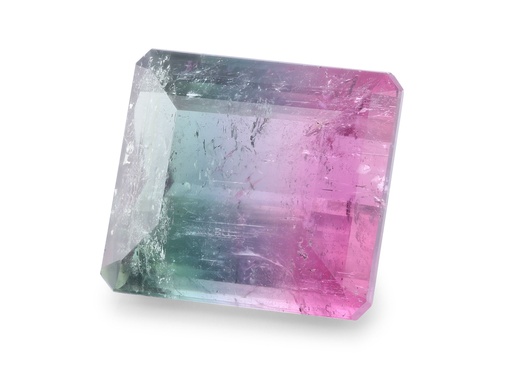 [TUX3917] Watermelon Tourmaline 16.9x15mm Emerald Cut