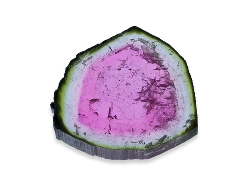 [TUX3935] Watermelon Tourmaline 13-13.5mm Crystal Slice