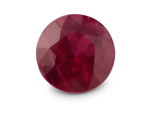 [RX3223] Ruby 4.90mm Round Bright Red