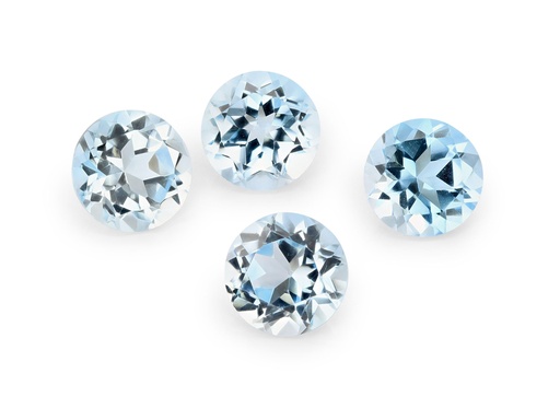 [TKR0425] Topaz 4.25mm Round Light Blue 