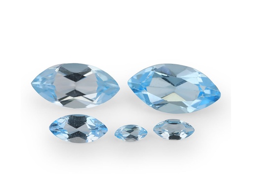 [TKM0402] Topaz 4x2mm Marquise Light Blue  