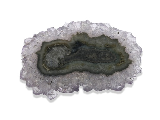 [AX3057] Amethyst 31x20mm Stalactite Flower