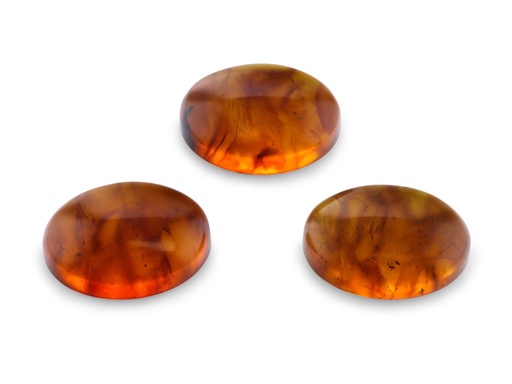 [AMBCVP1813] Amber 18x13mm Oval Cabochon Pressed