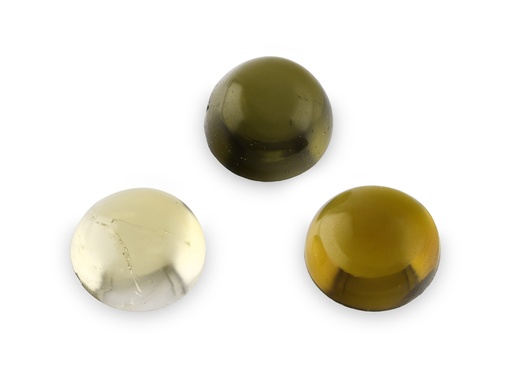 [TUYCR02] Yellow Tourmaline 2.00mm Round Cabochon