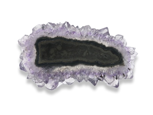 [AX3081] Amethyst 42x24mm Stalactite Flower