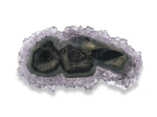 [AX3094] Amethyst 43x25mm Stalactite Flower