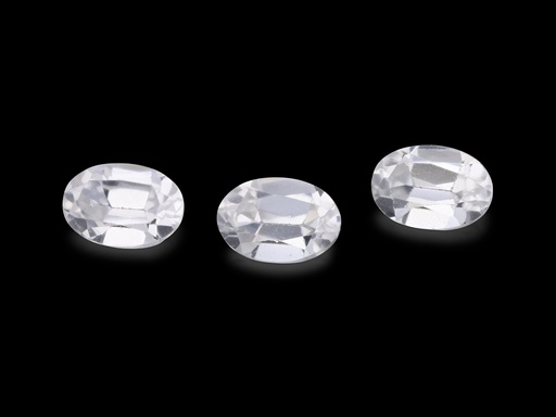 [ZIRCJ3010] Zircon 6x4mm Oval White