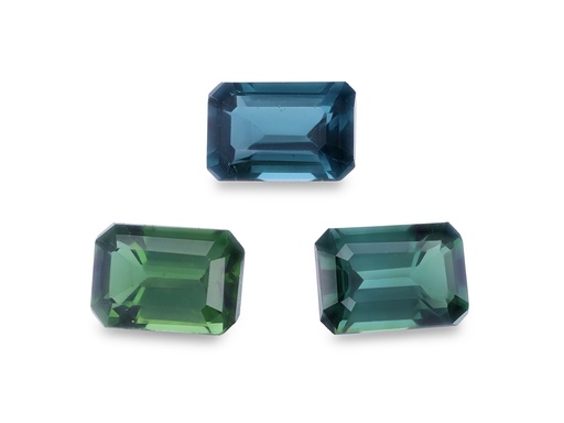 [TUBGE0604] Blue Green Tourmaline 6x4mm Emerald Cut