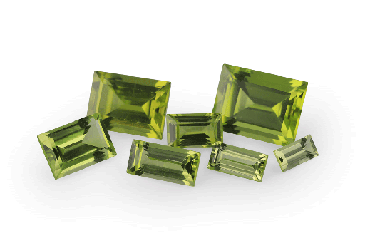 [PB-0402] Peridot 4x2mm Baguette