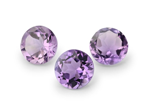 [AR2085] Amethyst 8.50mm Round Light Colour 