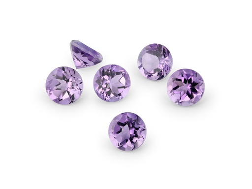 [AR105] Amethyst 5.00mm Round Mid to Strong Colour