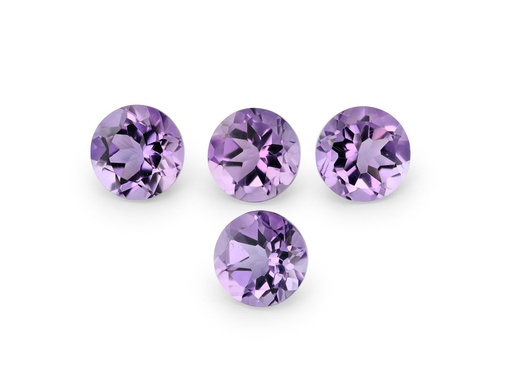 [AR106] Amethyst 6.00mm Round Mid to Strong Colour