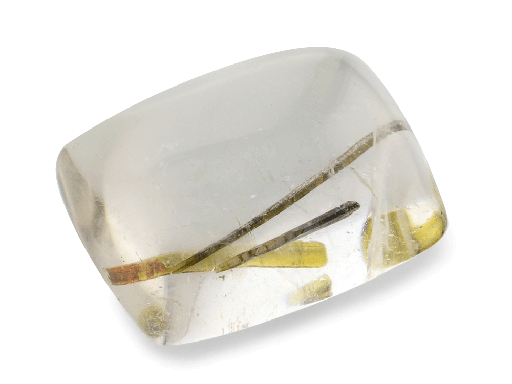 [ORNX10399] Quartz Inclusions 20.2x15.6mm Cushion Cabochon