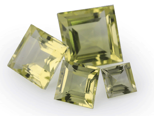 [LQQ-10] Lemon Quartz 10mm Carre Cut