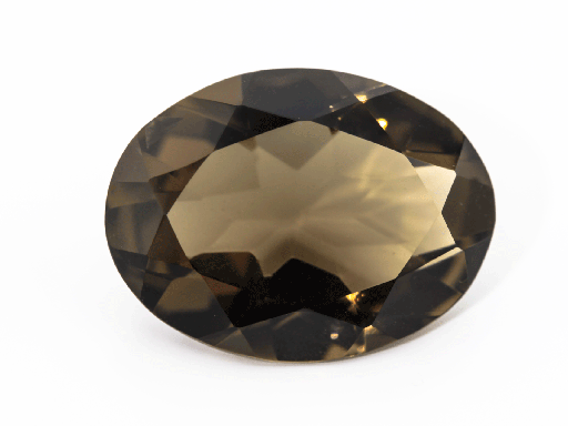 [YV-2015] Smoky Quartz 20x15mm Oval 