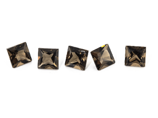 [YQP-04] Smoky Quartz 4.00mm Princess Cut