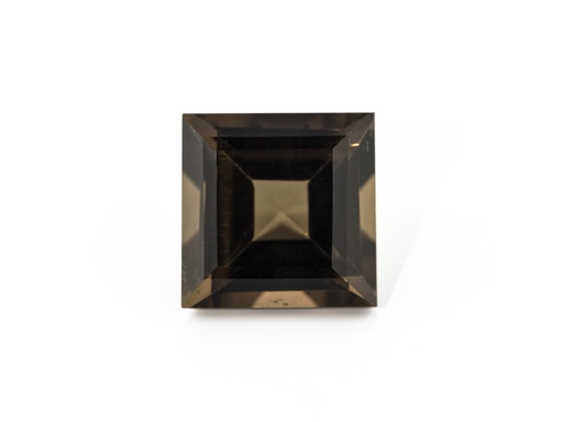 [YQ-12] Smoky Quartz 12mm Carre Cut