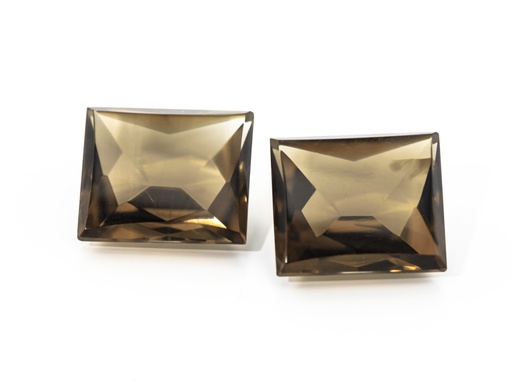 [YBBT-1210] Smoky Quartz 12x10mm Rectangular Buff Top 