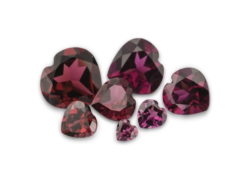 [GRH-03] Rhodolite Garnet 3.00mm Heart Shape