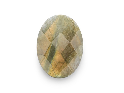 [ORNX3534] Labradorite 25x18mm Double Side Rose Cut