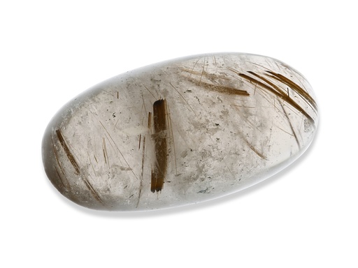 [QZX3730C] Rutilated Quartz 48x24mm Oval Cabochon