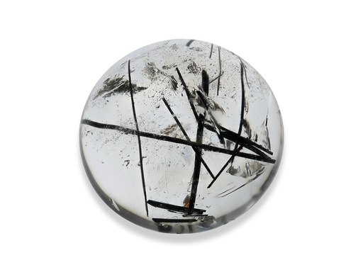 [QZX3828Z] Tourmalated Quartz 23mm Round Cabochon