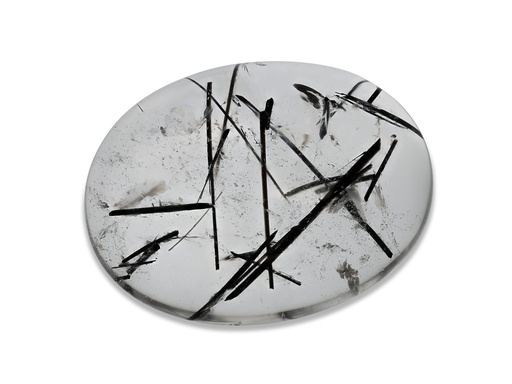 [QZX3841H] Tourmalated Quartz 33x23mm Oval Cabochon